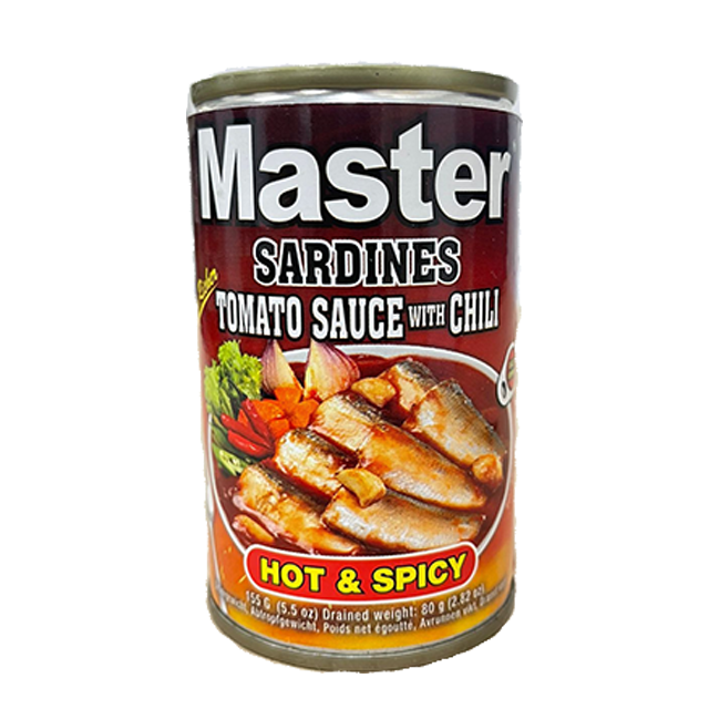 Master Sardines Tomato Sauce with Chili 155g