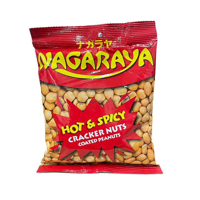 Nagaraya Hot and Spicy Cracker Nuts Coated Peanuts 160g