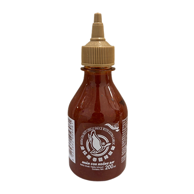 Sriracha Hot Chilli Sauce With Extra Garlic 200ml