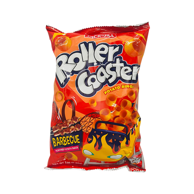 Roller Coaster Potato Rings Barbecue Flavored 85g